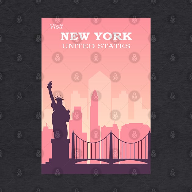 Travel - New York by CozyCanvas